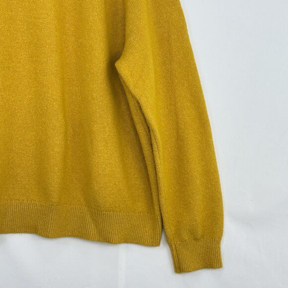 Banana Republic Men’s Knit Sweater Crew Neck Mustard Size 2XL - Picture 16 of 16